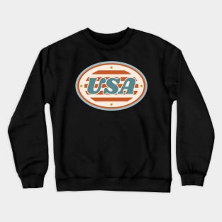 Patriotic Vintage USA Sign Crewneck Sweatshirt